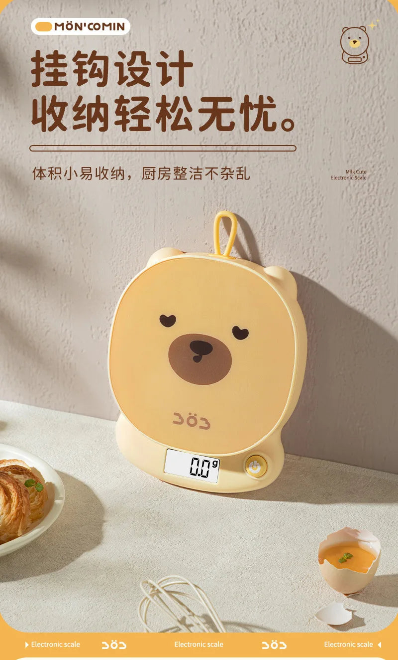 Kitchen electronic scale, high-precision household food scale, precision small electronic weighing scale, household use
