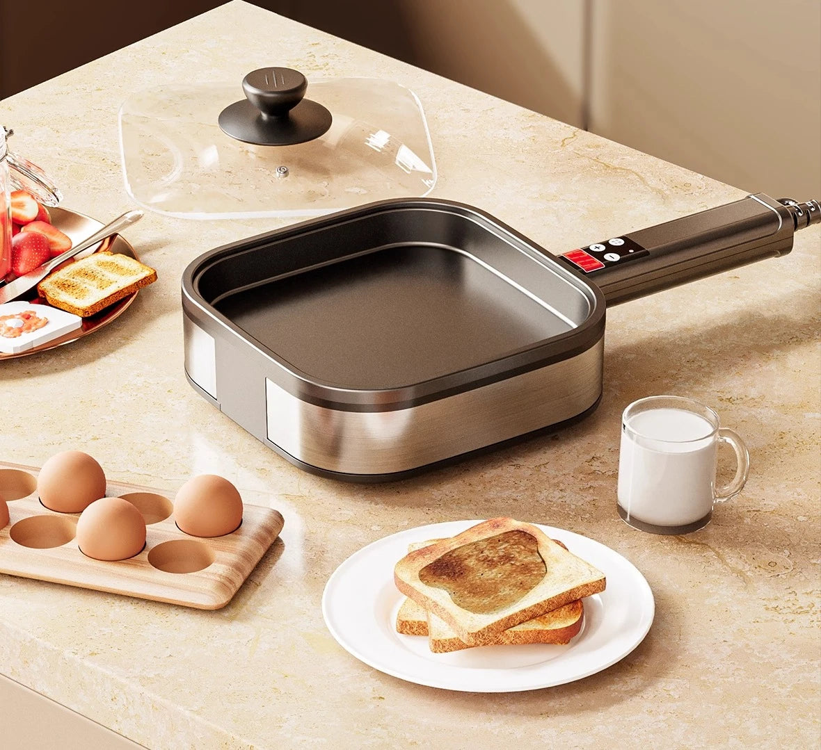 Electric Pancake Maker Nonstick Breakfast