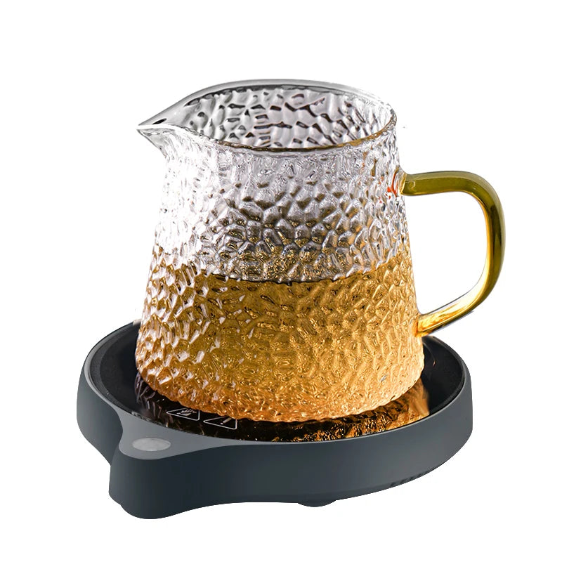 110V 220V Cup Heater Mug Warmer 100°C Hot Tea Makers 5 Gear Temperature Warmer Coaster Heater for Coffee Milk Tea Heating Pad