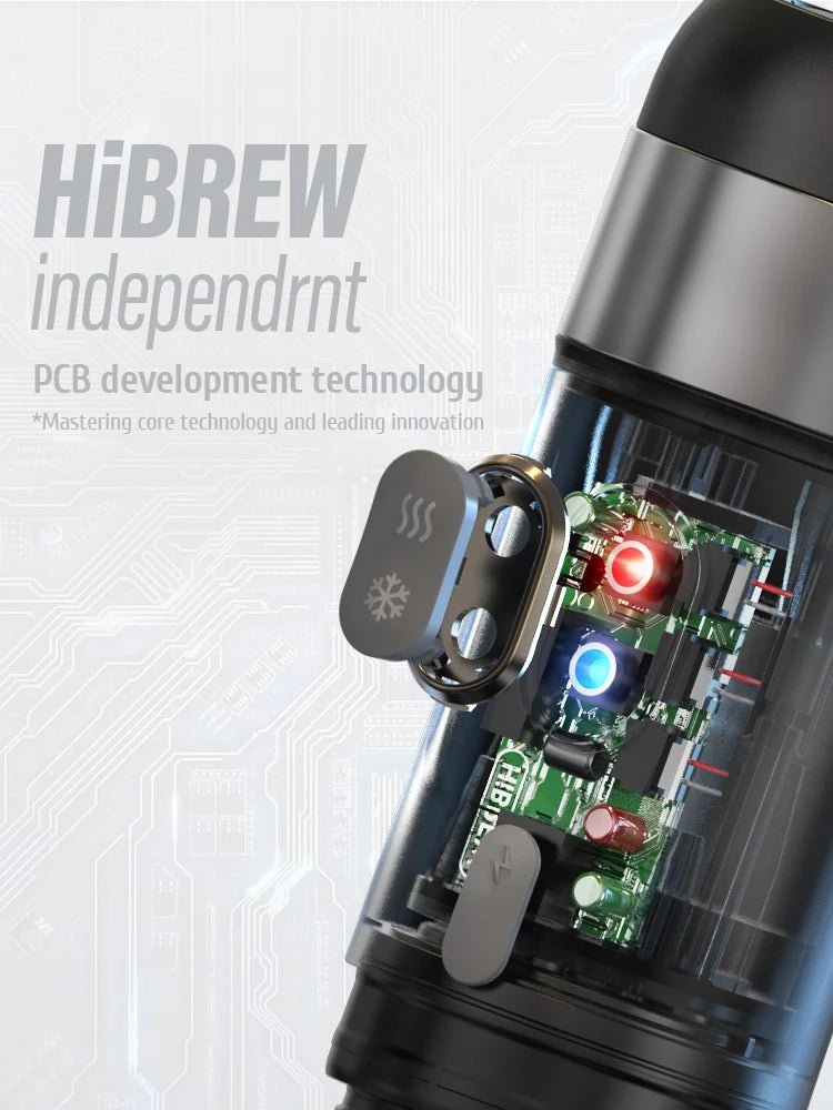 HiBREW Portable Coffee Machine for Car & Home,DC12V  Expresso Coffee Maker Fit Nexpresso Dolce  Pod Capsule  Coffee Powder H4A