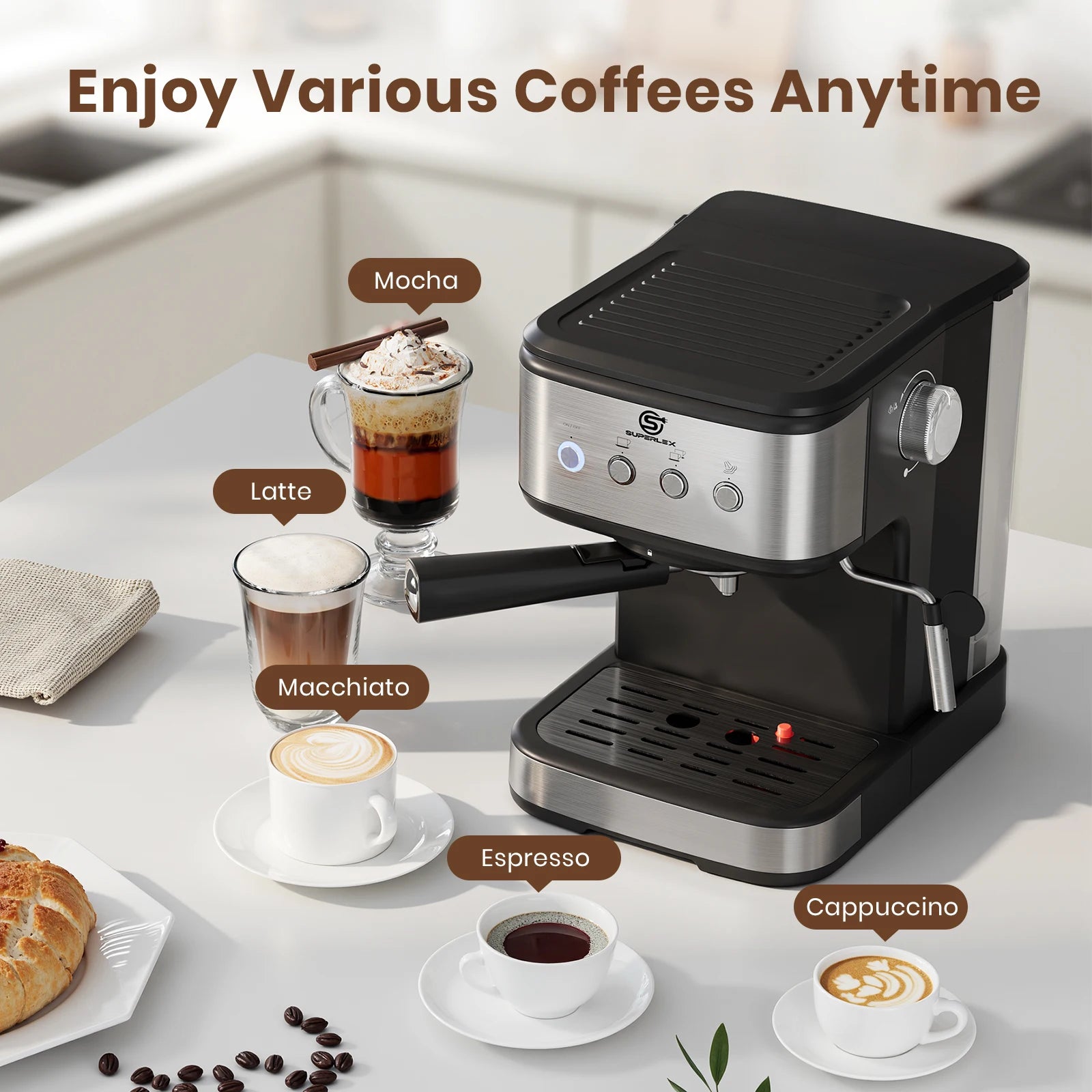 Automatic Italian Coffee Machine