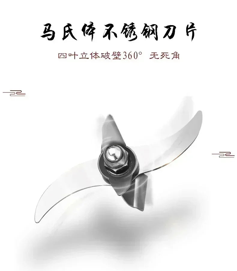 220V 800g 1400W Stainless Steel Grains Spice Crusher Household Electric Medicinal Material Crusher Ultra-fine Soybean Grinder