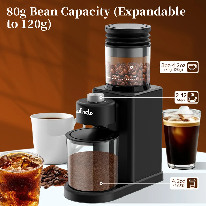 Coffee Bean Grinder Conical Burr Coffee Electric