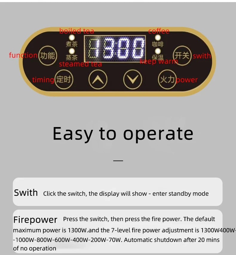 Electric Ceramic Stove Tea