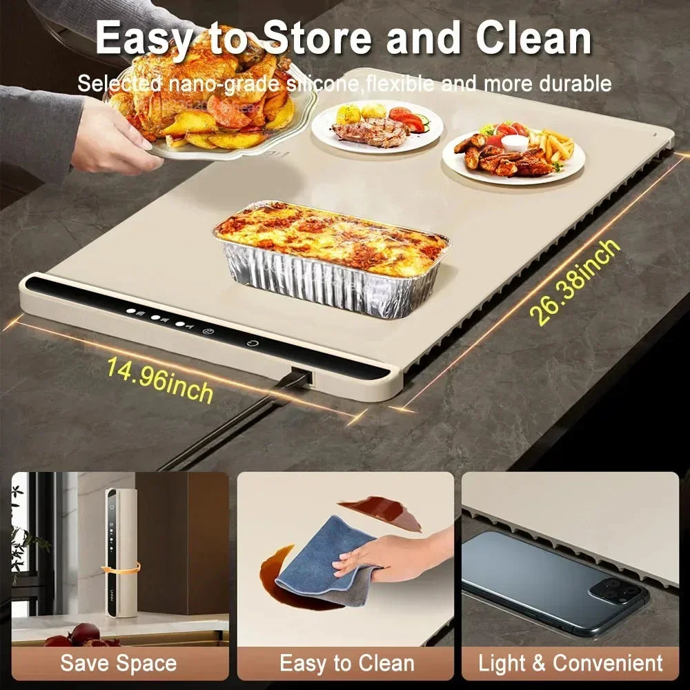 Electric Warming Tray Food Warming Mat Electric