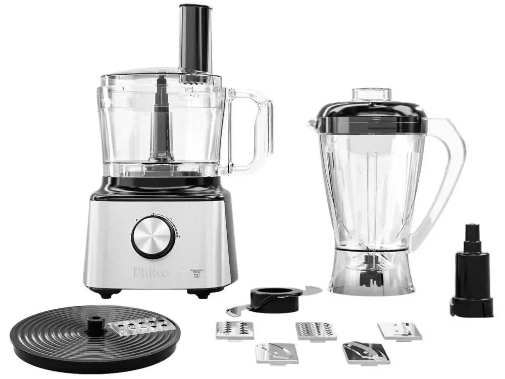 Philco 1000W Black Multi Food Processor PMP10A 7 Functions 103301060 - 110V