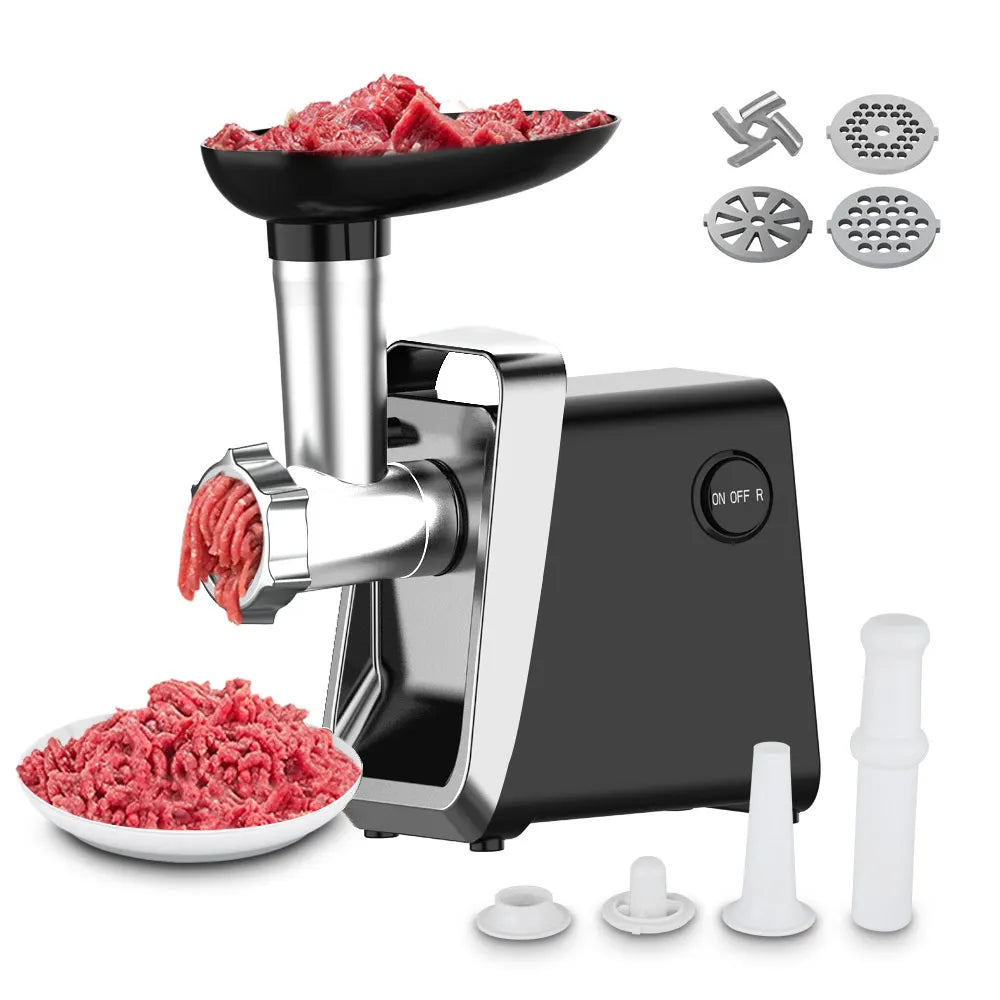 Electric Meat Grinder Heavy Duty Meat Mincer Grinder Stainless Steel Food Processor Sausage Stuffer for Homemade Dog Food