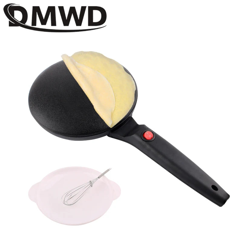 110V/220V Automatic Pancake Making Machine Instant Heating DIY Snack Burrito Baking Pan Crepe Maker Spring Roll Flapjacks Skille