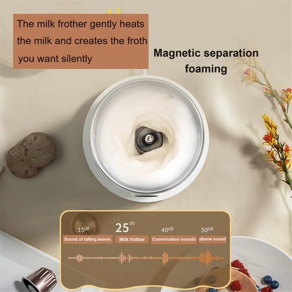 Electric Milk Frother,Fully Automatic