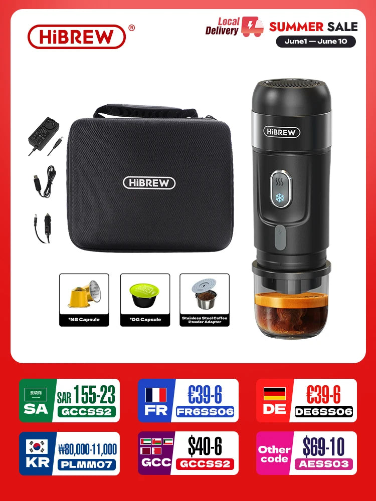 HiBREW Portable Coffee Machines