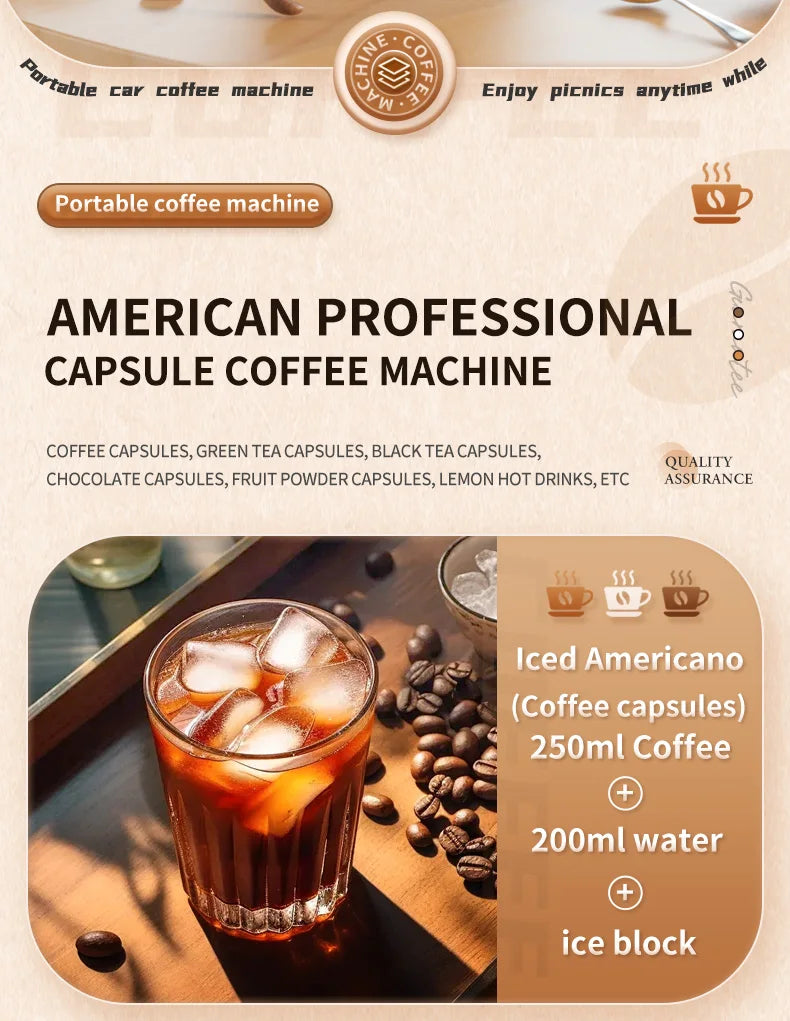 Electric Portable Coffee Machine