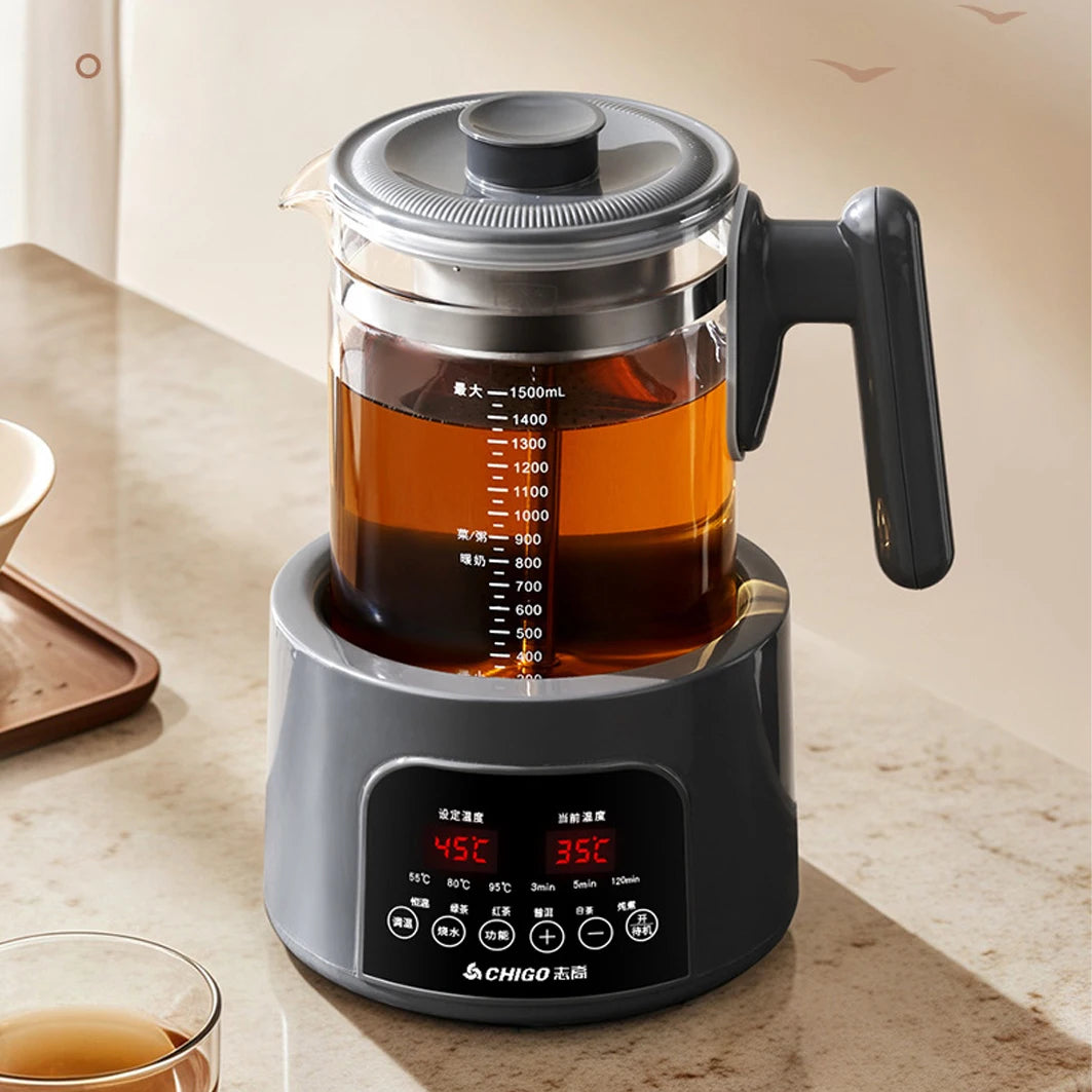 1500ml Steam Spray Tea Kettle Baby Constant Temperature Milk Regulator Multifunctional Electric Kettle 72h Thermostatic Kettle