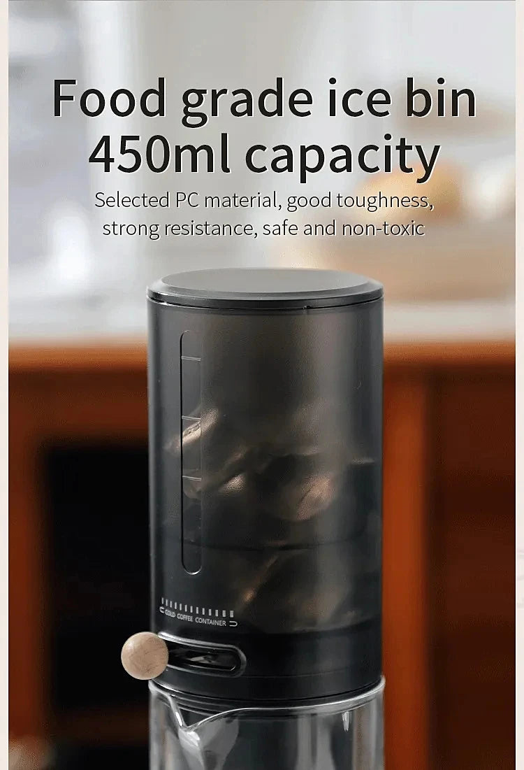 Protable Glass Drip Filter Ice Drop Coffee Maker