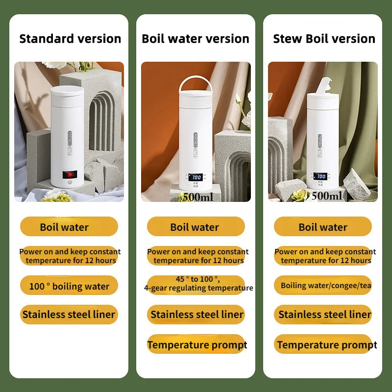 Electric Kettle Travel Boil Water