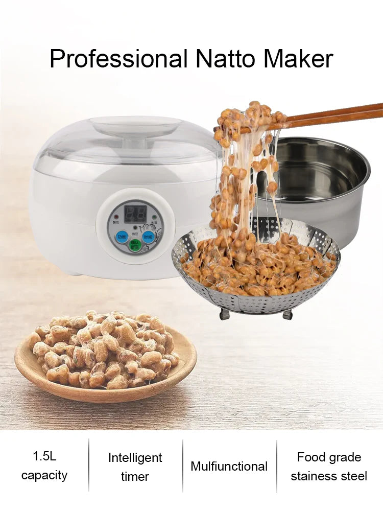 Professional Natto Making machine Multifunctional Rice Wine Yogurt Fermenter Fully Automatic fermentation equipment 110V 220V