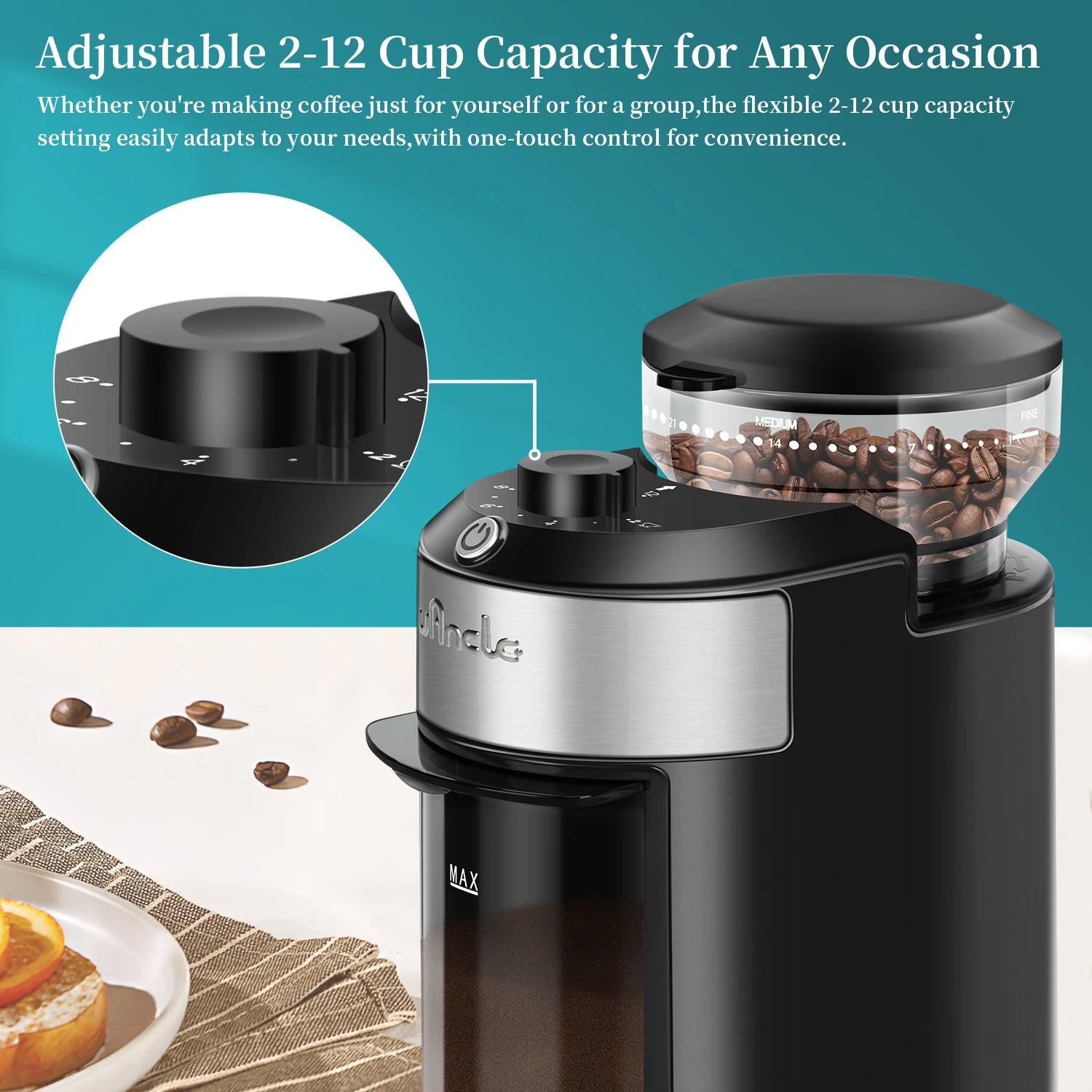 Wancle Burr Coffee Grinder