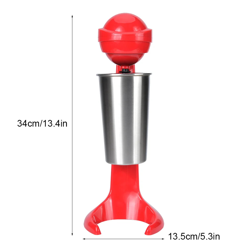 Double Head Electric Milkshake Machine Maker Coffee Drink Mixer Milk Frother for Home Bar Electric Milkshake Machine EU Plug