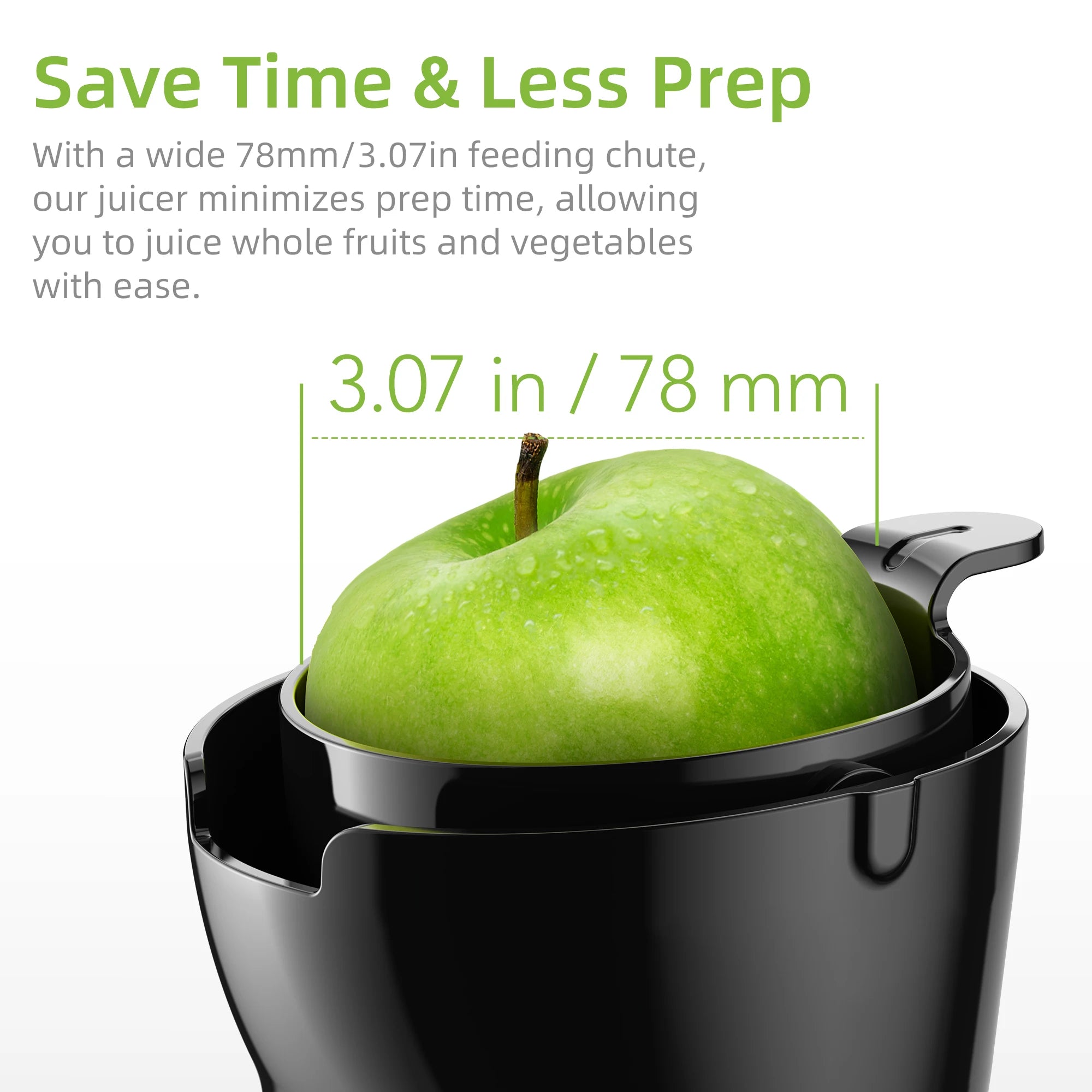 BioloMix Cold Press Juicer with 78mm Feed Chute