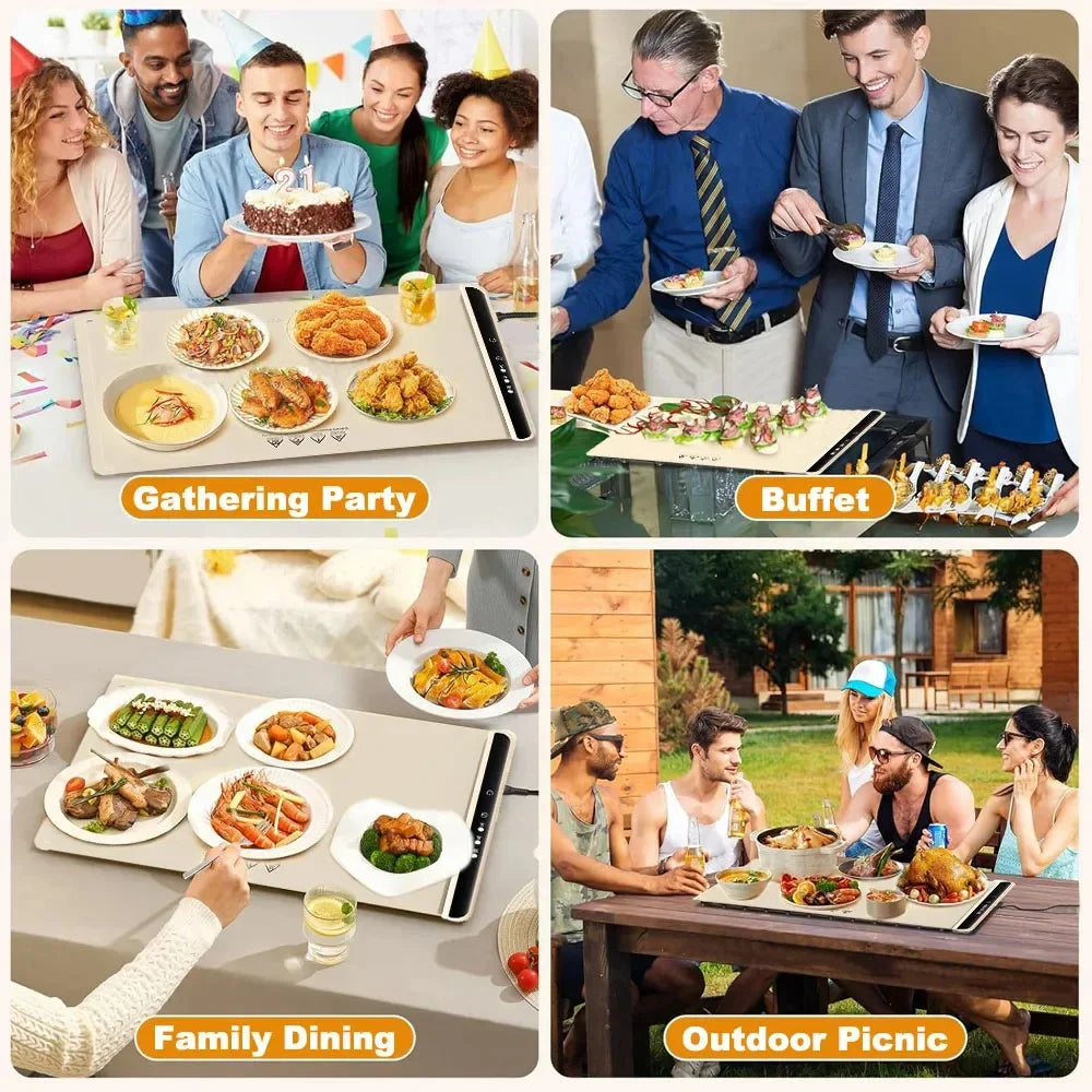 Electric Warming Tray Food Warming Mat Electric