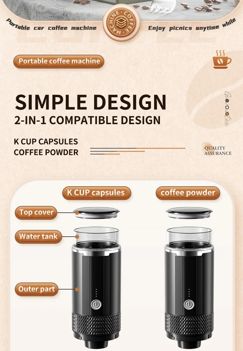 Electric Portable Coffee Machine
