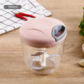 500/900ML Manual Meat Mincer Garlic Chopper Rotate Garlic Press Crusher Vegetable Onion Cutter Kitchen Cooking Accessories