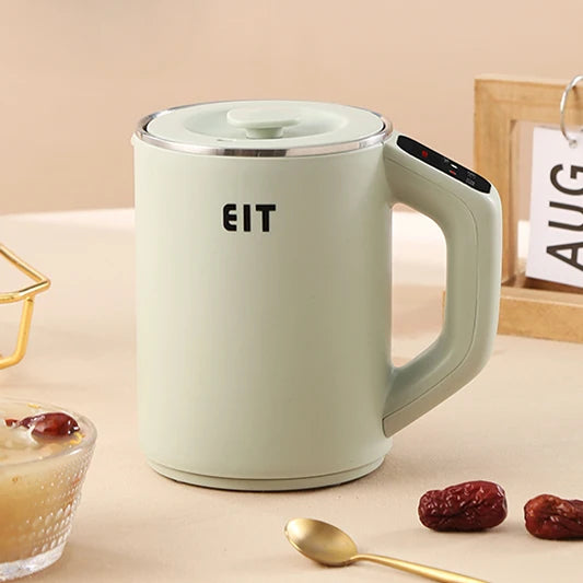 600ml Electric Kettle Health Preserving Pot Boiled Water Tea Pot Multicooker Electric Heating Cup Desktop Stew Cup 220V