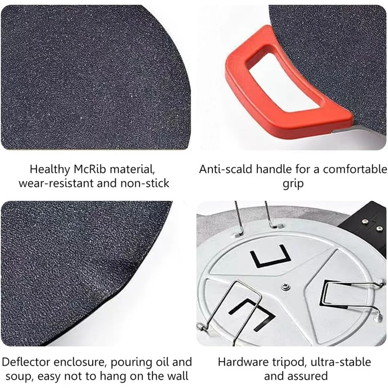 Electric Griddle Smokeless Electric BBQ Grill Baking Trays Nonstick Cooking Griddle Pan Pancake Maker EU Plug-Y48A
