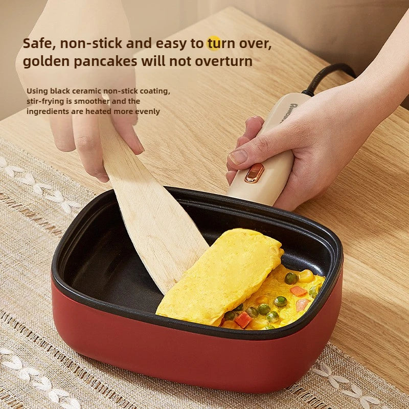220V Non-stick Electric Steak Egg Frying Pan Home Appliance Multi Cooker for Breakfast