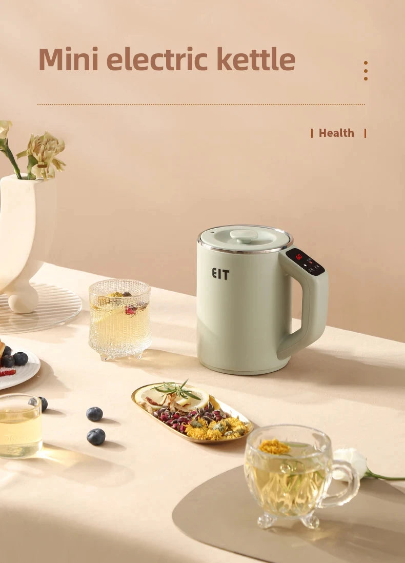 600ml Electric Kettle Health Preserving Pot Boiled Water Tea Pot Multicooker Electric Heating Cup Desktop Stew Cup 220V