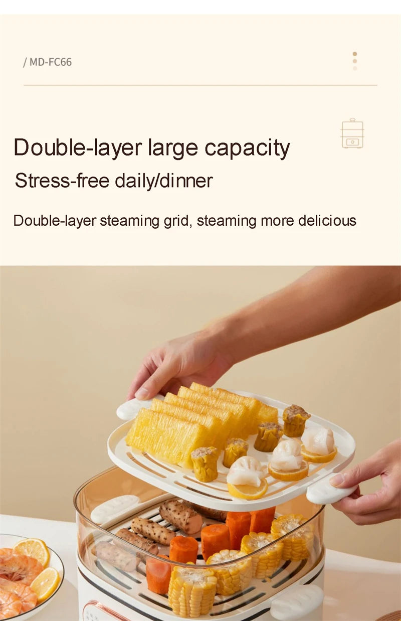 Electric Food Steamer Large Capacity