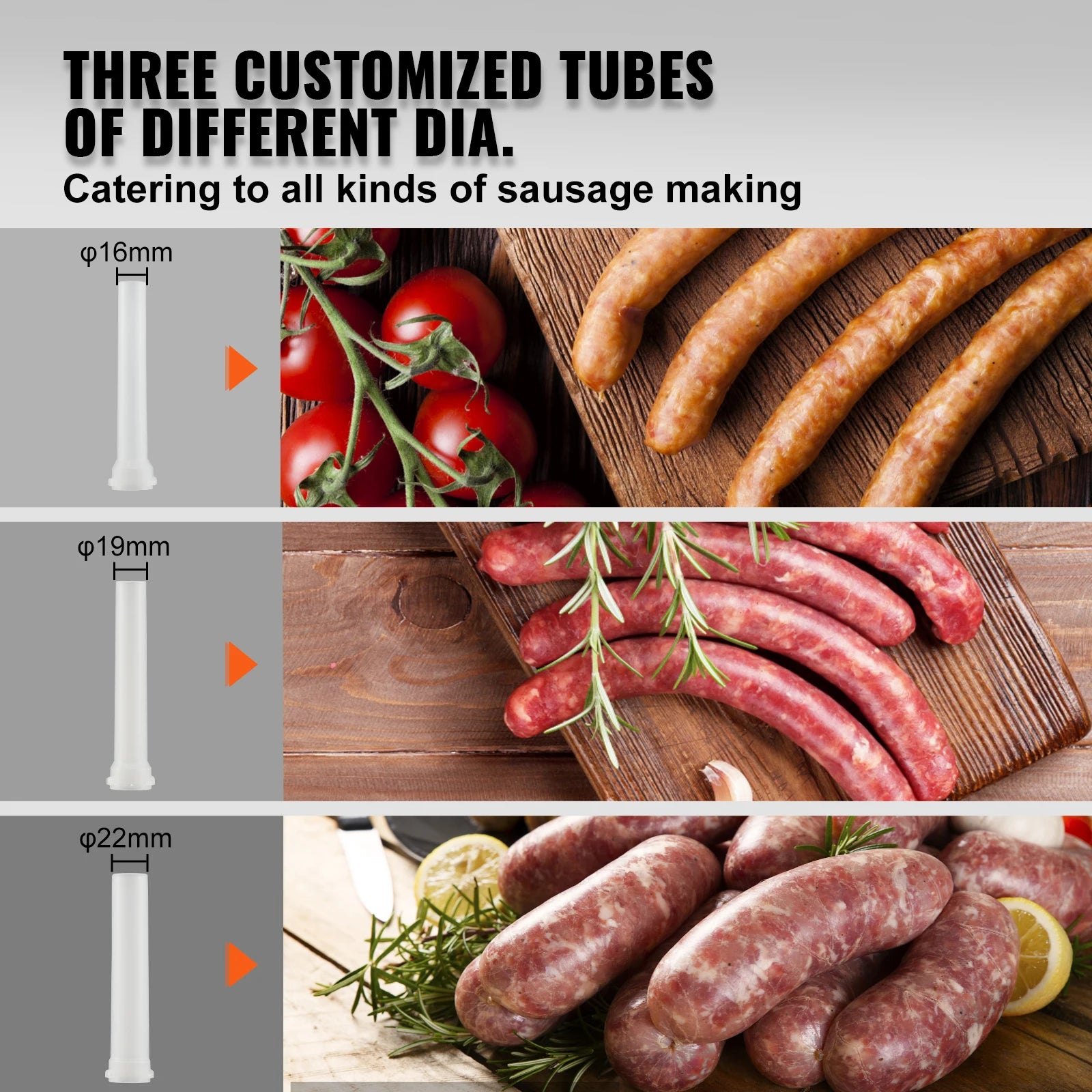 Capacity Vertical Sausage Stuffer Food Filling Processors