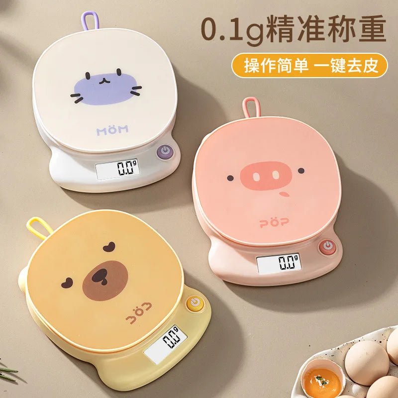 Kitchen electronic scale, high-precision household food scale, precision small electronic weighing scale, household use
