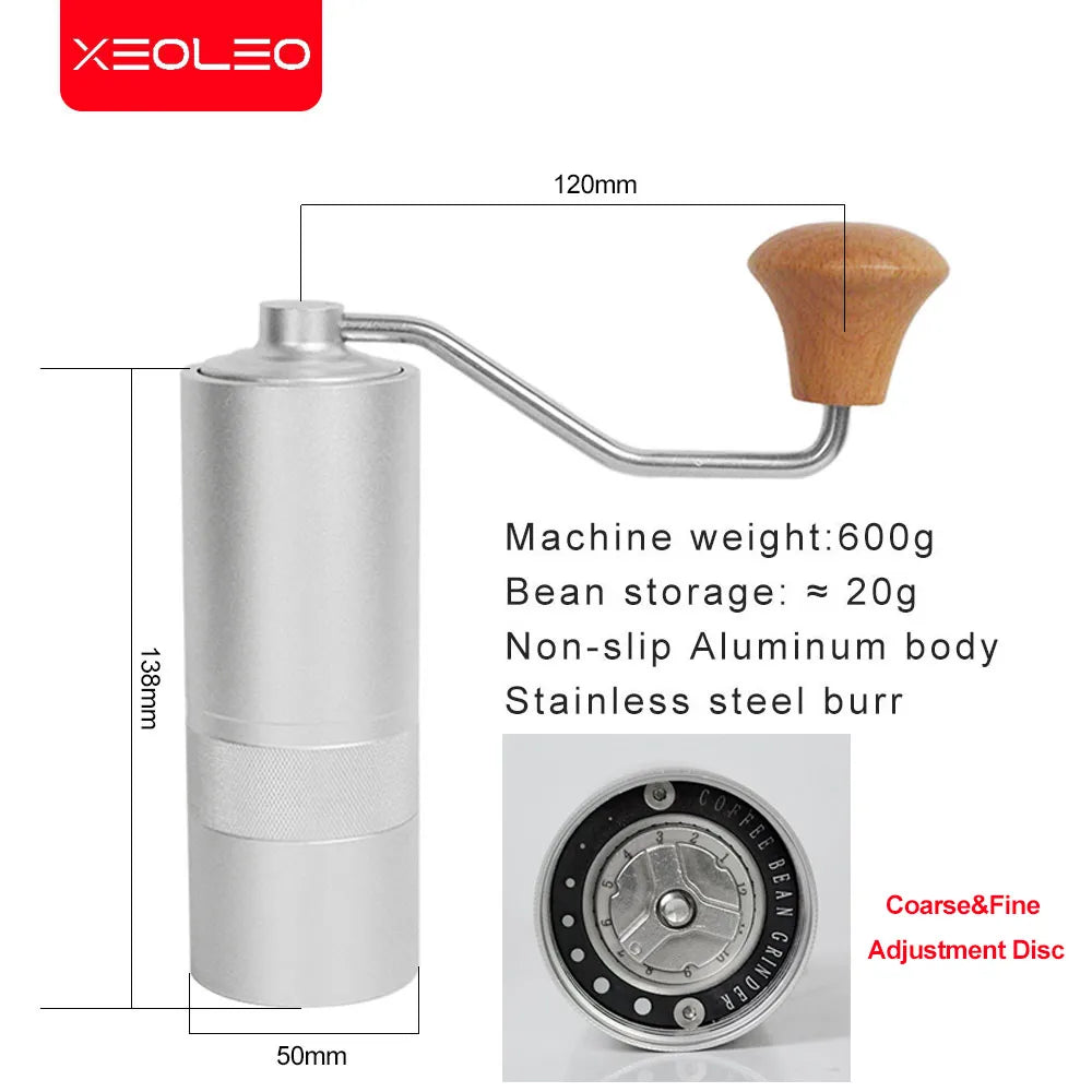 XEOLEO Portable Hand Coffee Grinder