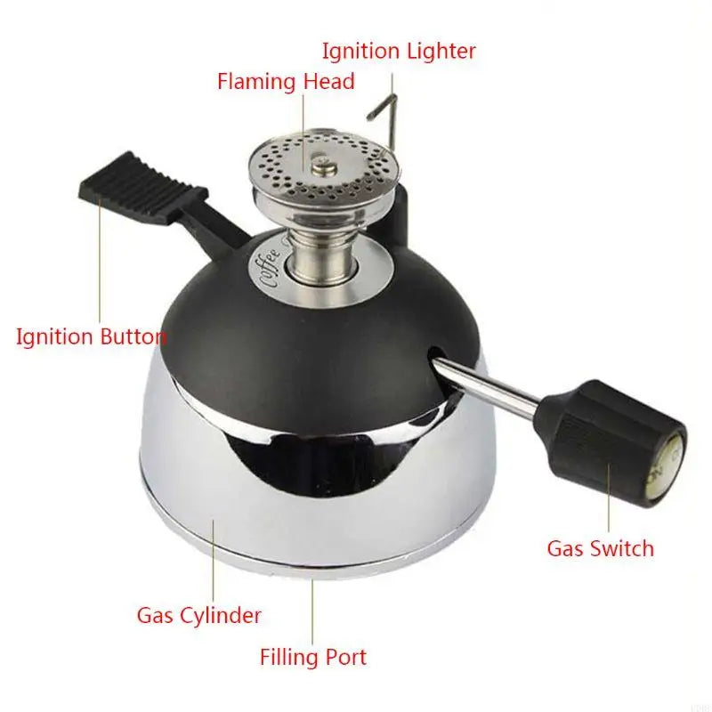 U0DE Mini Tabletop Gas for Burner With Ceramic Flame for Head For Siphon Sypho