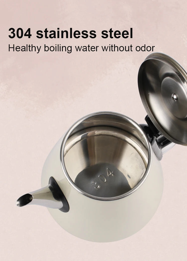 DMWD 1.2L Mini Electric kettle Portable water Heater Teapot Coffee warmer Anti-scald Stainless Steel kettle Automatic power off