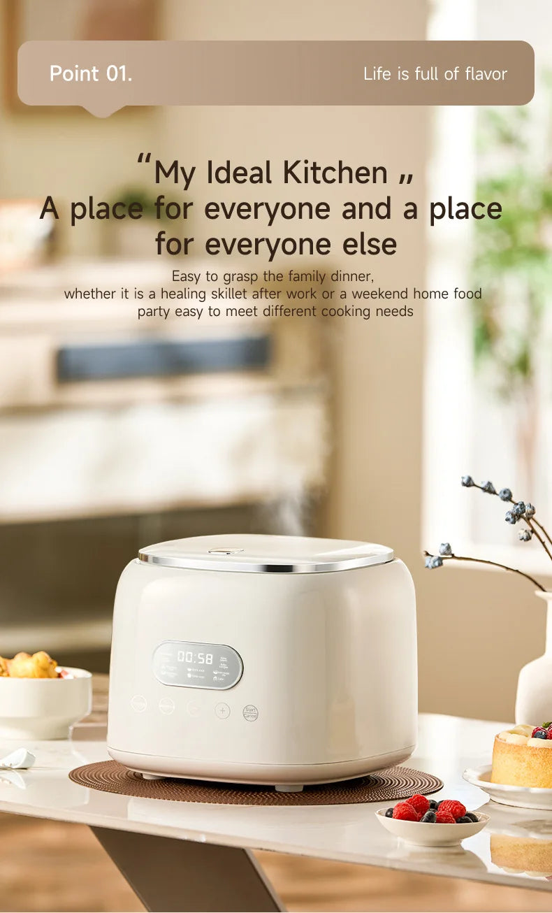 Smart Rice Cooker 8-Intelligent Programme