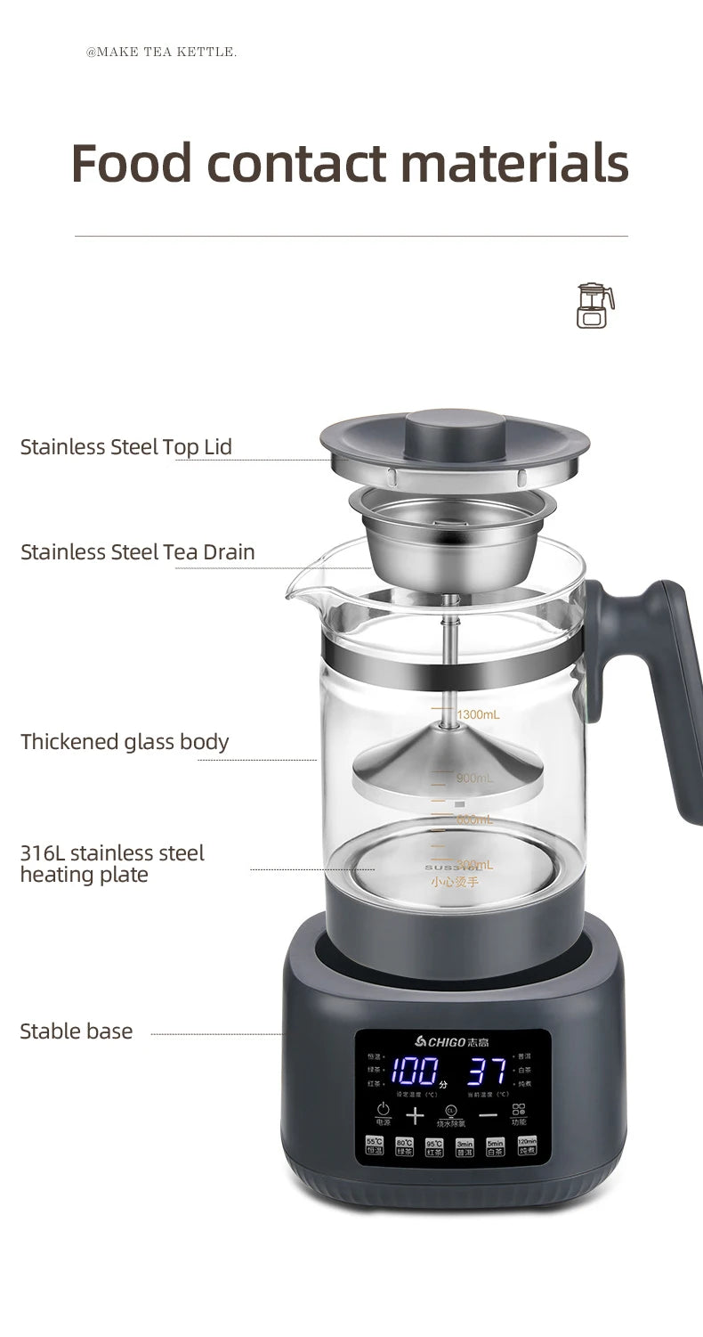 1.3L Steam Spray Tea Kettle