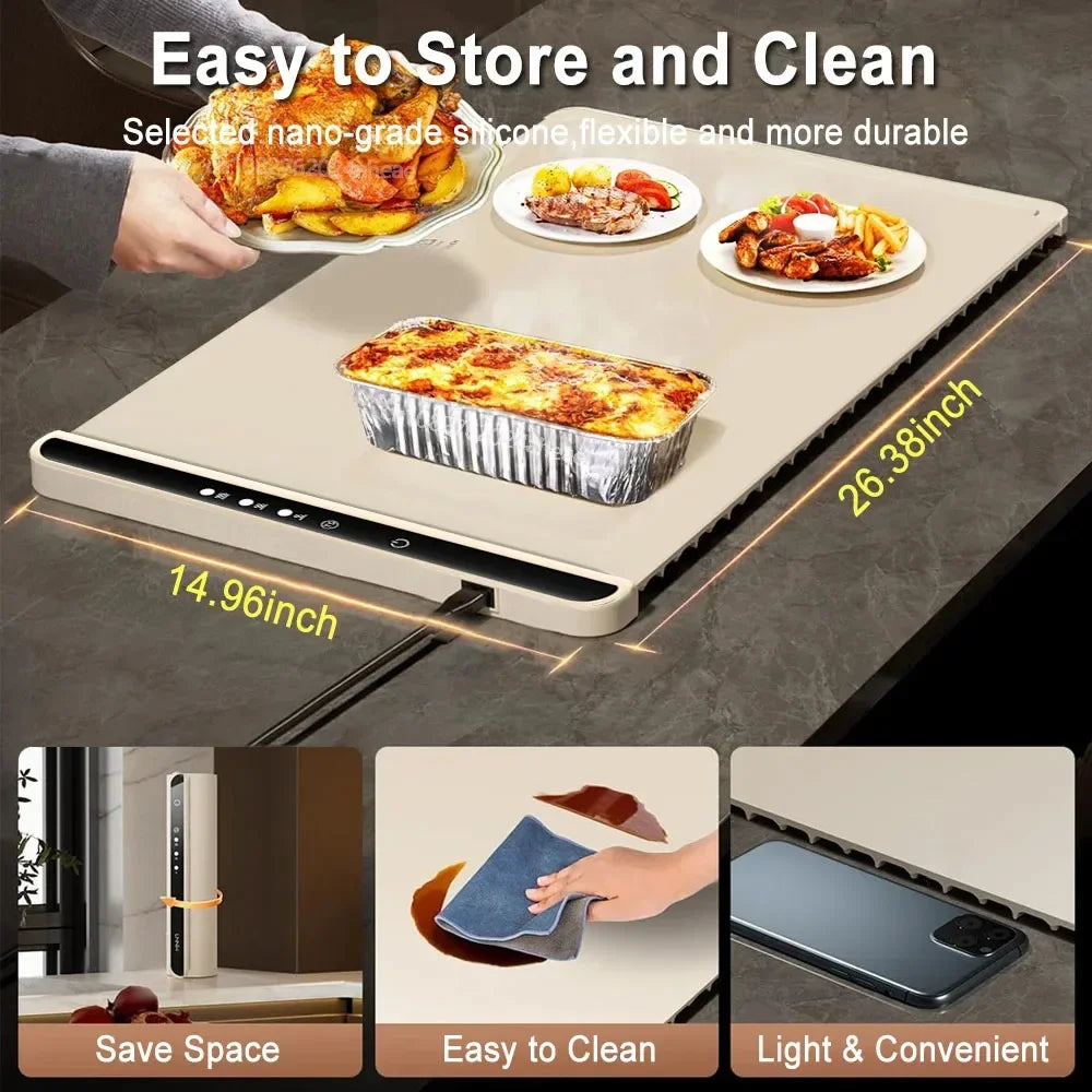 Electric Warming Tray Food Warming Mat Electric