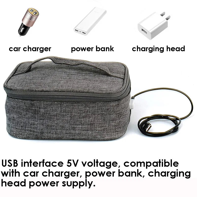 Electric Food Warmer USB Lunch Box Heater