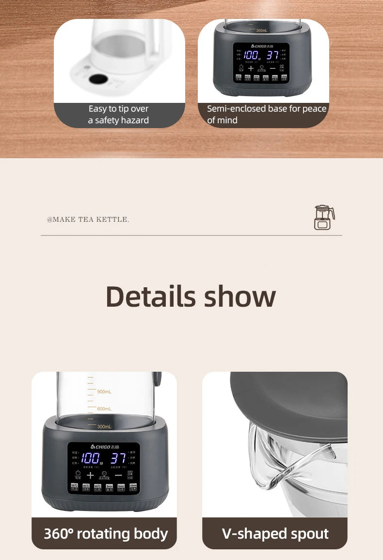 1.3L Steam Spray Tea Kettle