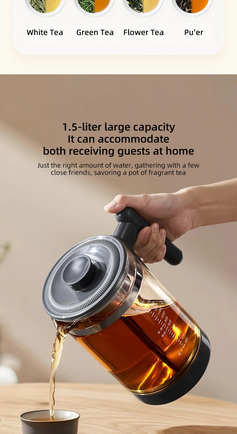 1500ml Steam Spray Tea Kettle Baby Constant Temperature Milk Regulator Multifunctional Electric Kettle 72h Thermostatic Kettle