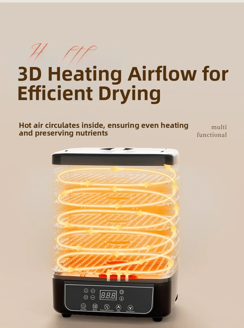 Food Dehydrator, BPA-Free Plastic