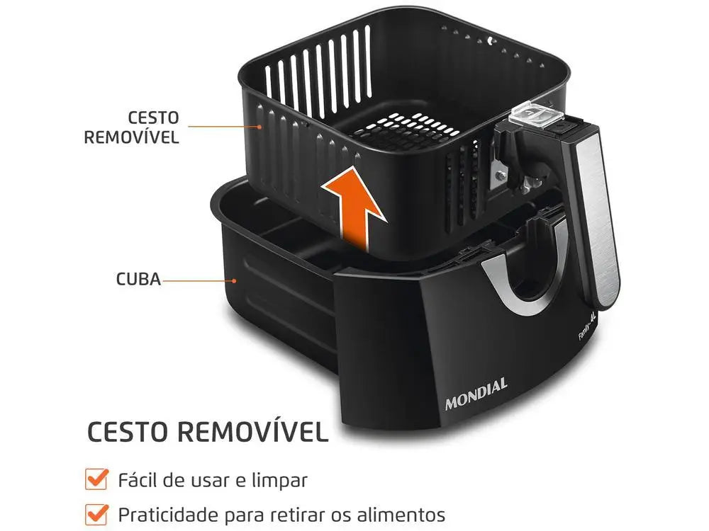 Electric Fryer No Oil/Air Fryer Mondial Family