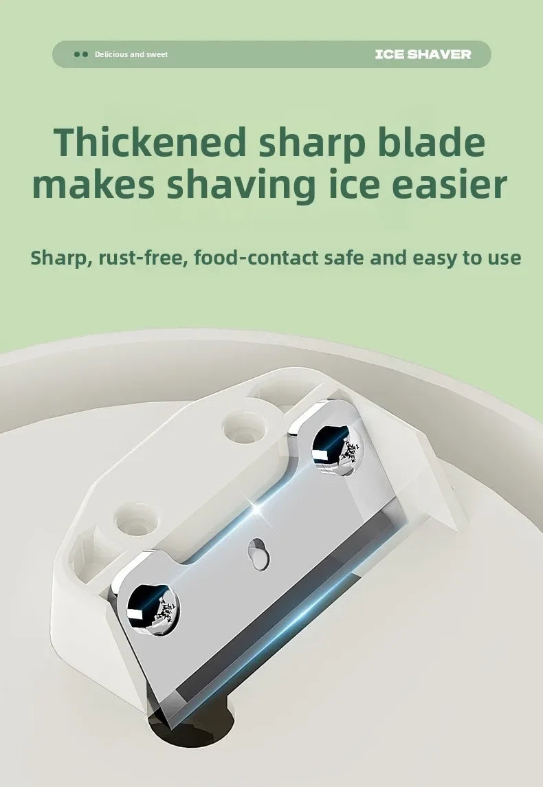 Automatic Ice shavers Small household electric Shaved Ice Machine two speed Adjustable ice shaving machine 220V 110V Ice Crusher