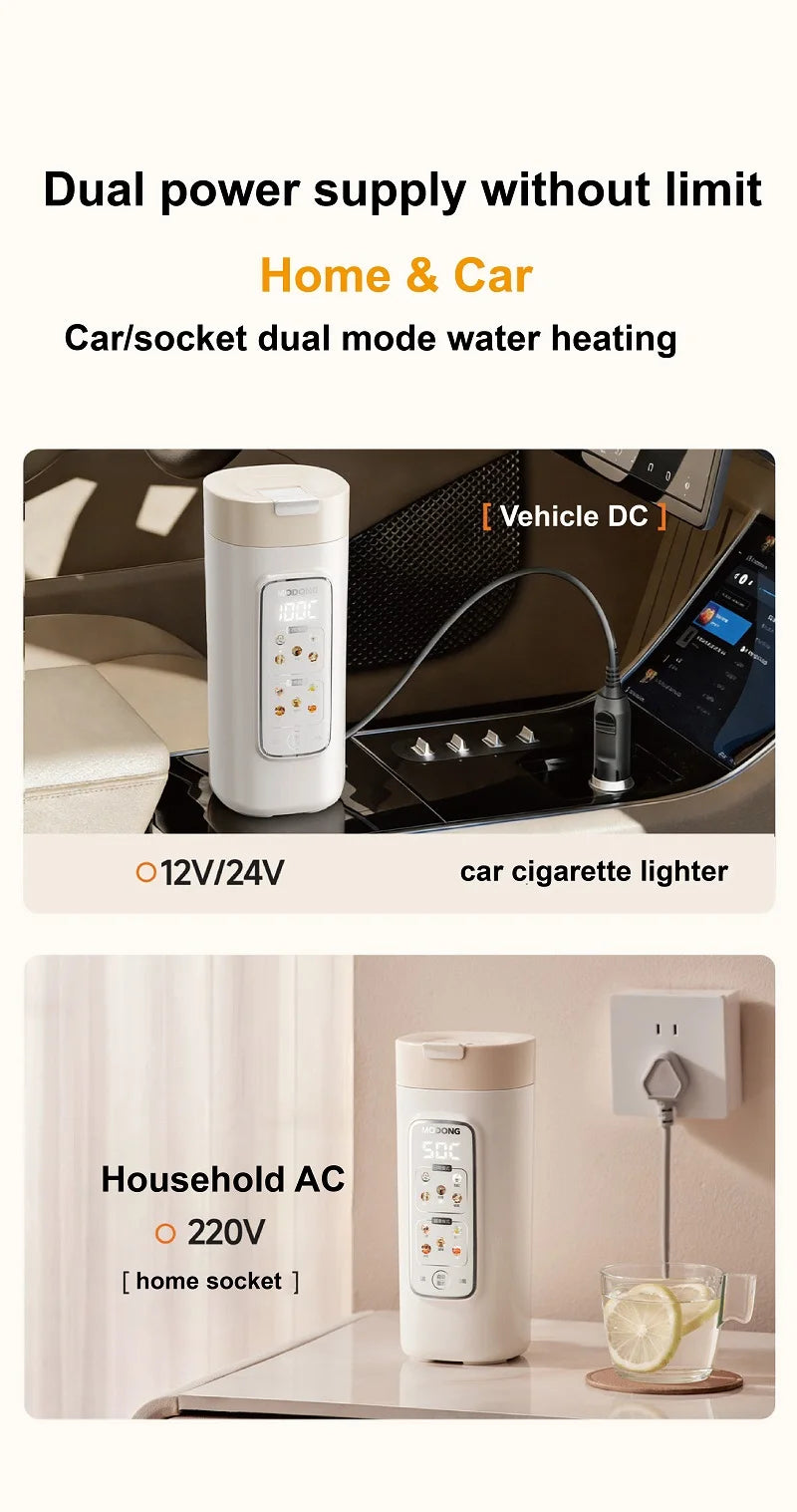 Electric Kettle Home & Car Portable Heating