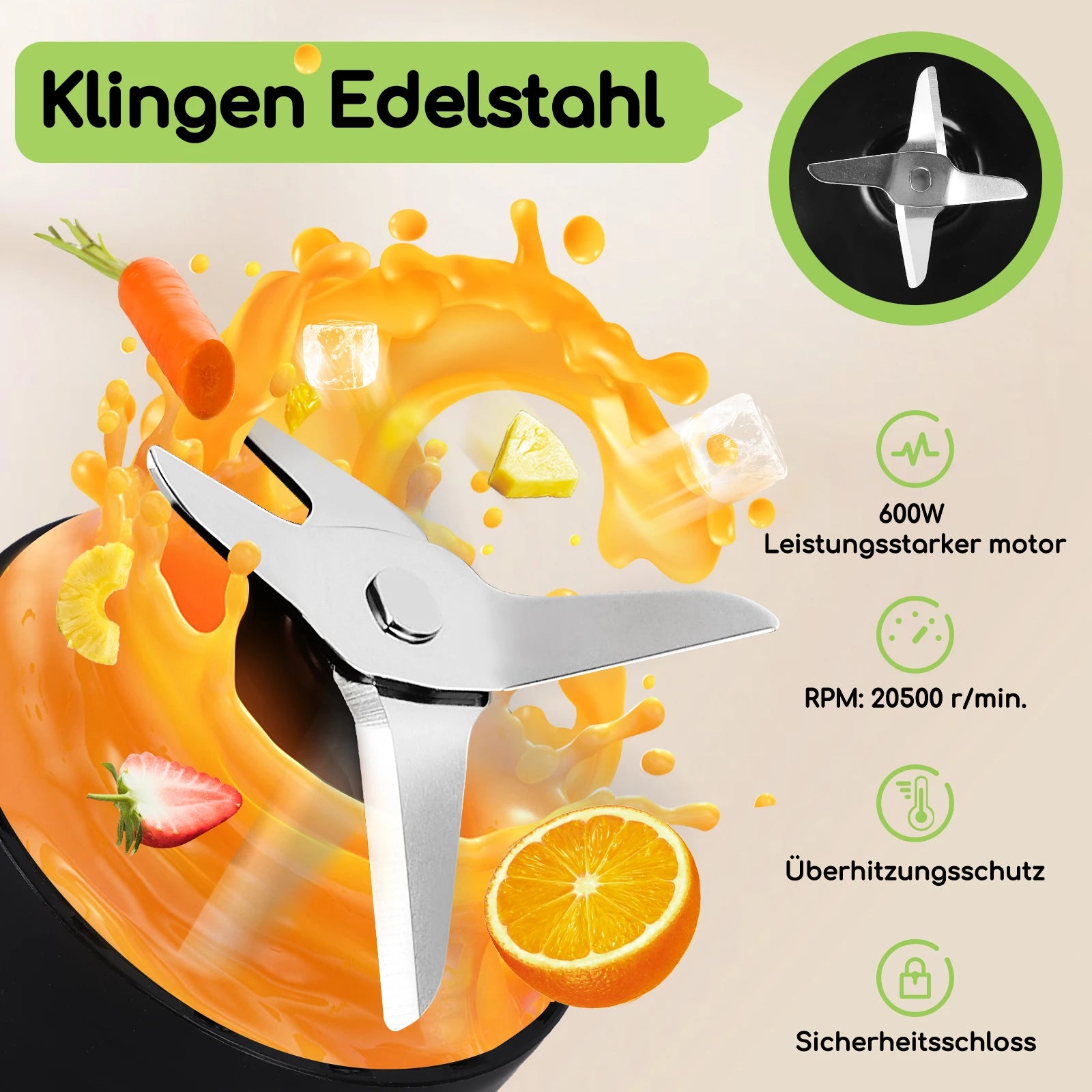 Smoothie Maker, Mini Blender