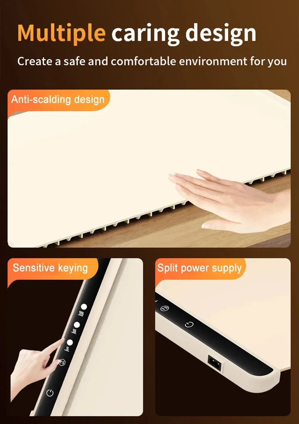 Electric Warming Tray Food Warming Mat Electric
