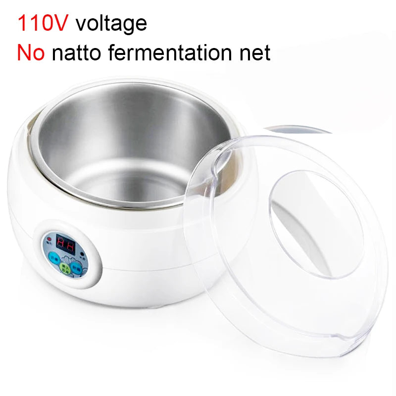 Automatic Electric Natto Maker Rice Wine Fermenting Machine Yogurt Leben Sour Cream Fermenter Yoghurt Stainless Steel Liner Cup
