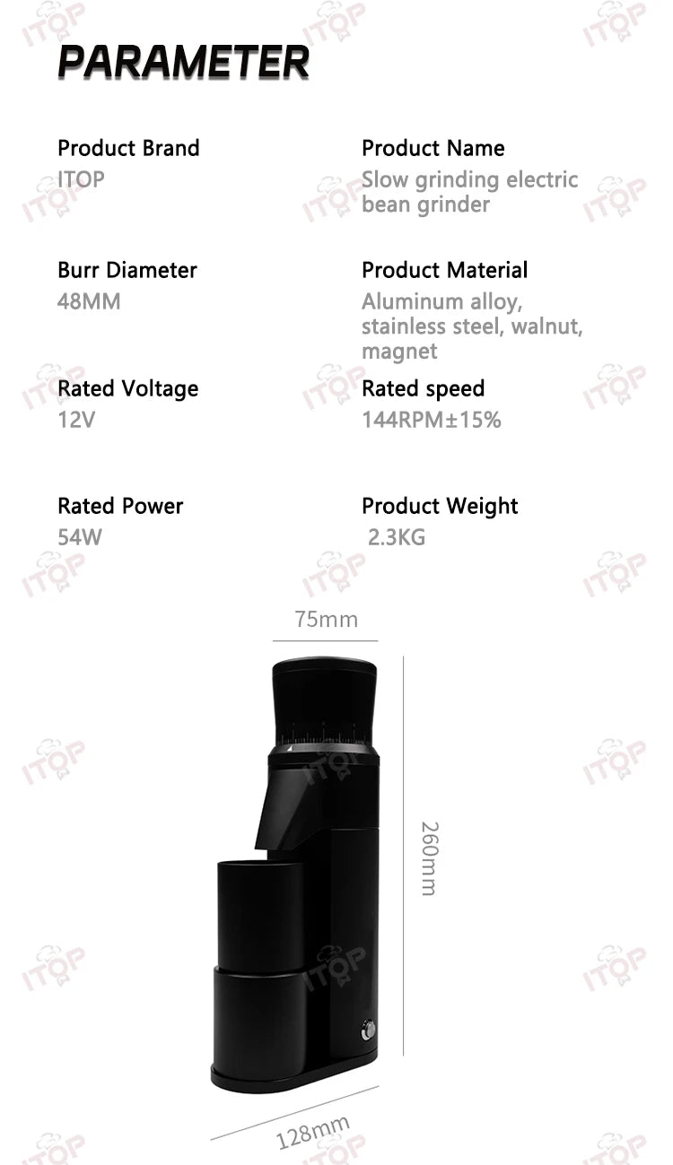 Coffee Grinder 48mm 7-core Stainless