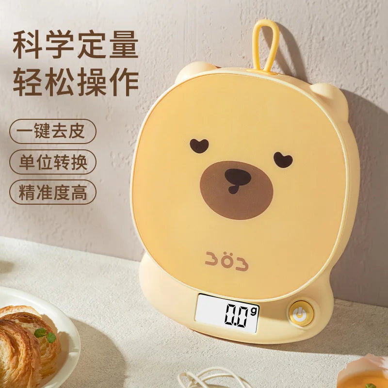 Kitchen electronic scale, high-precision household food scale, precision small electronic weighing scale, household use